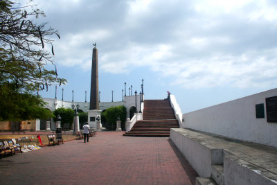 At the tip of Panama City tip lies French Park, a monument to the French builders who started the Panama Canal.