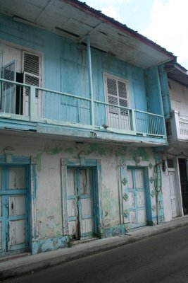 A dilapidated, but charming, colonial house in Casco Viejo.