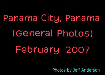 Panama City, Panama cover page.