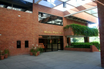 I took a taxi to the Popol Vuh Museum located at the campus of Universidad Francisco Marroqun in Guatemala City.