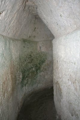 Another narrow passageway. Group G has an aisle vault leading to an inner court of 2 floors.