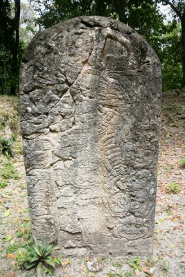 After leaving the Plaza of the Seven Temples, I saw this ancient Mayan alter.
