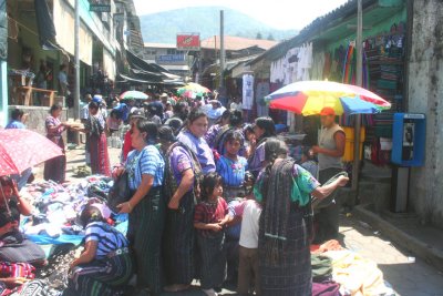 There was a real Indian market in Santiago, where Indians shopped, not the tourists.