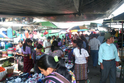 Another scene from Santiago's Indian market.