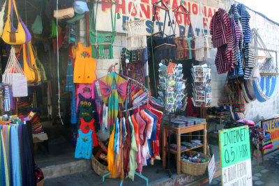 One of many souvenir shops in Panajachel.