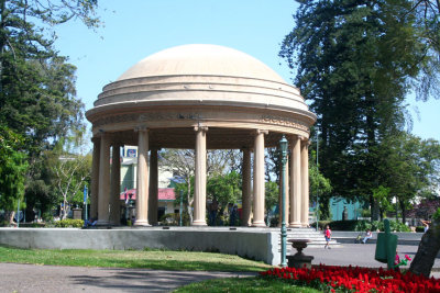 Sunday concerts are often held in the gazebo.