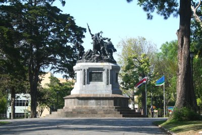View of the 1856 National Warrior Monument in Parque Nacional, which was cast in Rodins Paris studio.