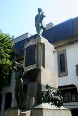 Statue of Juan Rafael Mora who was President of Costa Rica from 1849 to 1859.