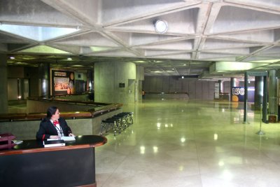Entrance lobby of the Gold Museum.
