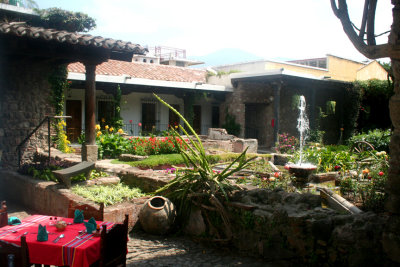 Garden at La Posada de Ron Rodrigo Hotel.