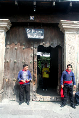 Entrance to La Posada de Ron Rodrigo Hotel.