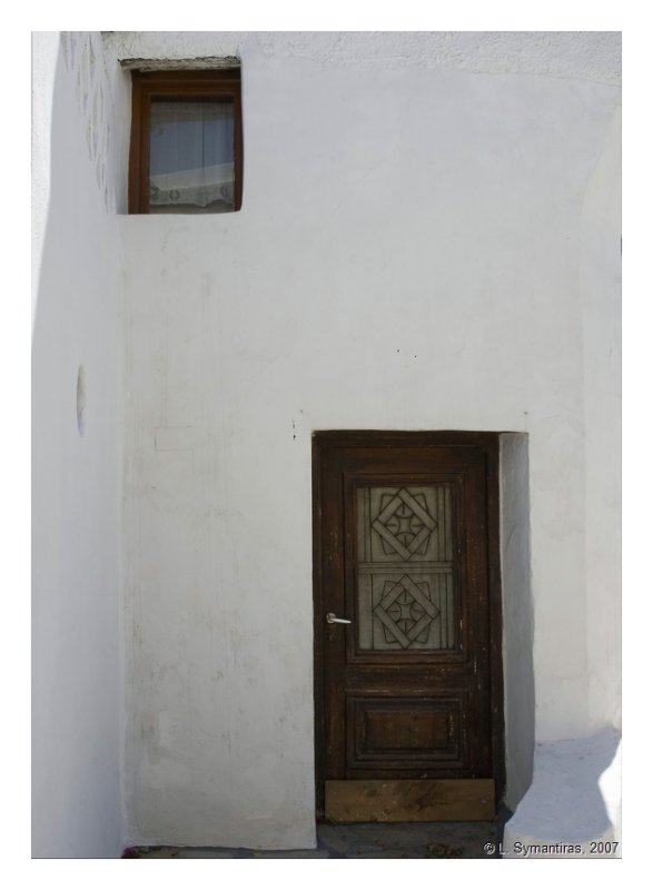 Home detail in Skyros City (Chora)