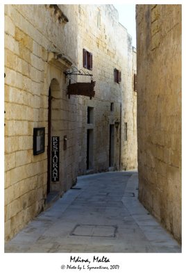 Mdina street view