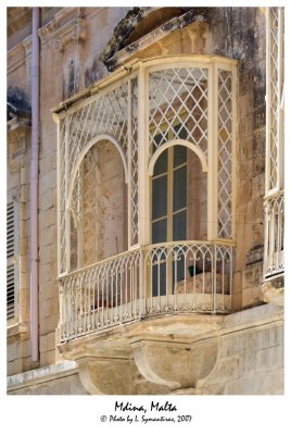 Mdina house balcony