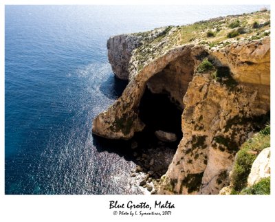 View from Blue Grotto