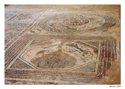 Mosaic detail at ancient Filippoi