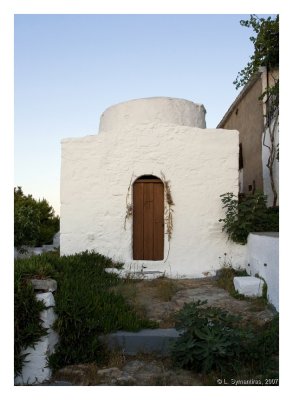 A small church in Skyros City (Chora)