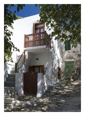 Traditional home in Skyros City (Chora)