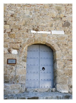 Castle entrance in Skyros City (Chora)