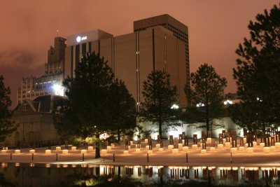 OKC Bombing Memorial on a cold winter's Night (10)