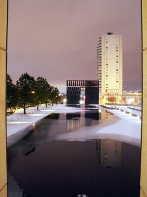 OKC Bombing Memorial on a cold winter's Night (11)