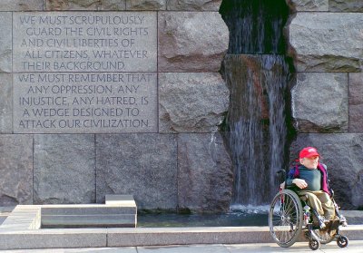 FDR's wisdom and a visitor.