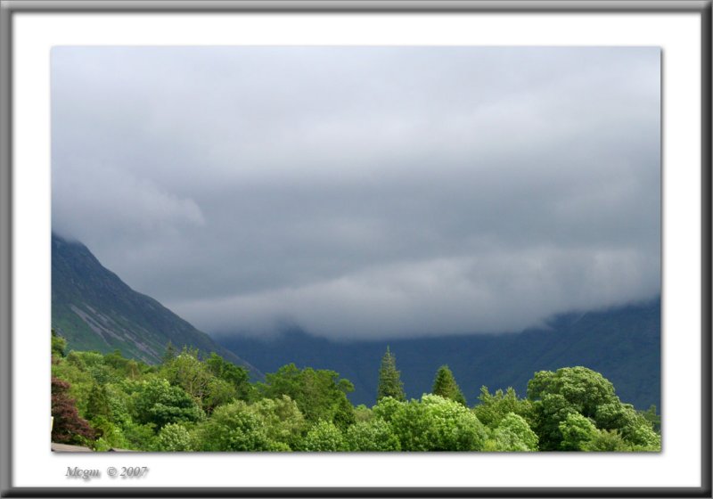 Dark clouds over Glencoe