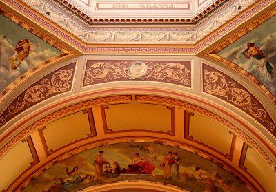 Exhibition building ceiling