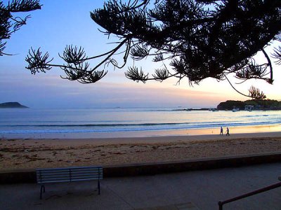 Terrigal beach sunrise