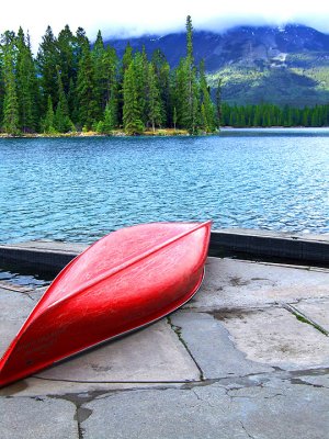Jasper Park Canoe