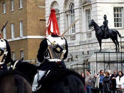 Queens guard on parade