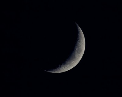 Huntsville Waxing Crescent Moon.tif