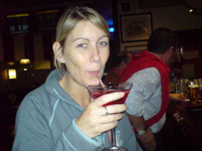 Cocktails on the stopover.JPG