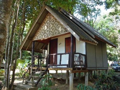 My bungalow in the jungle - complete with monkeys!.JPG