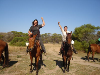 Yehahhh! - Carolyn & Sarah.JPG