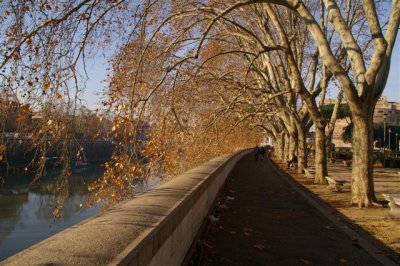 Langs de Tiber