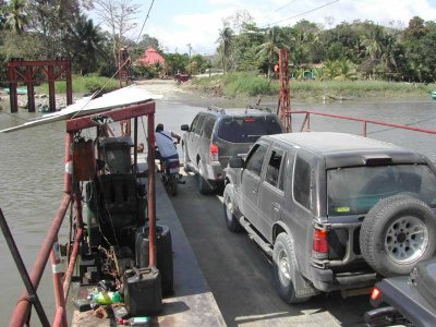 Car Ferry at Rio Coto