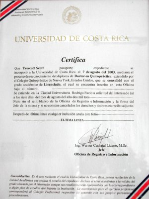 Reception VIII - Universidad de Costa Rica