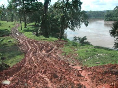 Mud Road Next to San Juan River