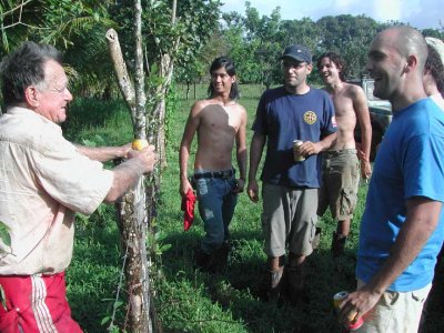 Don Raul Socializing with Group