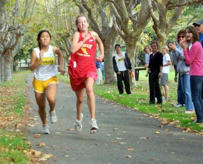 Clauing her way to the finish