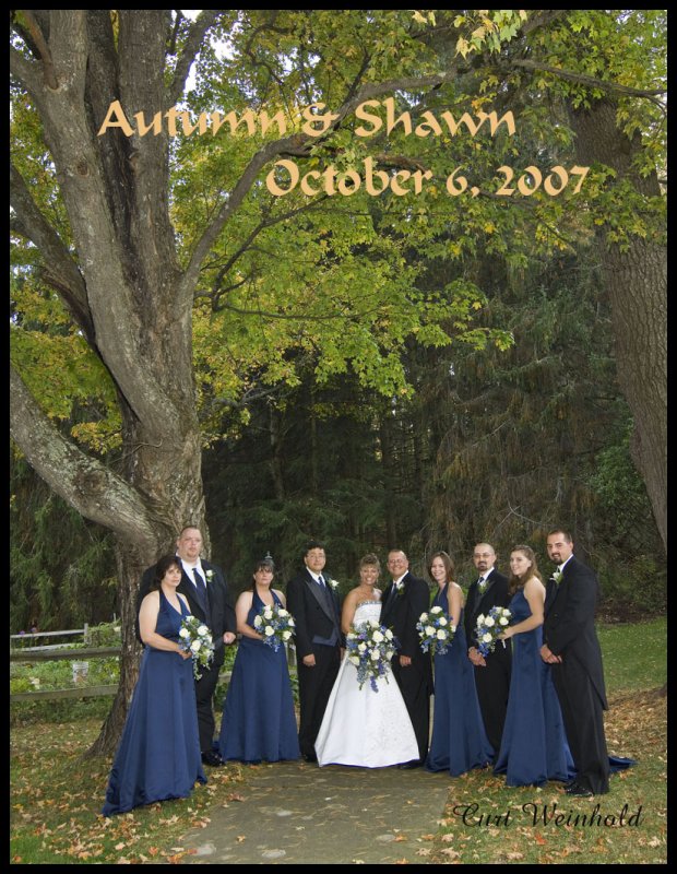 Bridal Party at Oak Hall