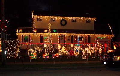 Christmas house in North Merrick