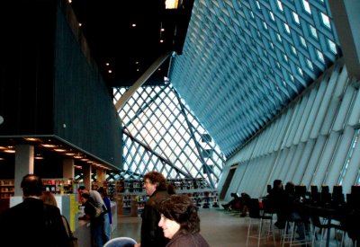 Ground floor of the Seattle Public Library