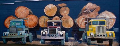 Mural at Snoqualmie