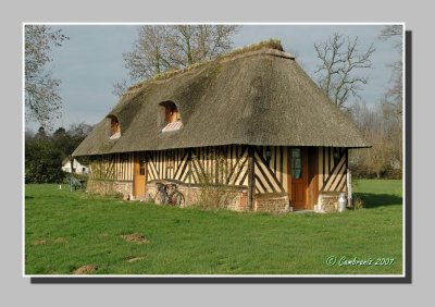 Norman thatched cottage