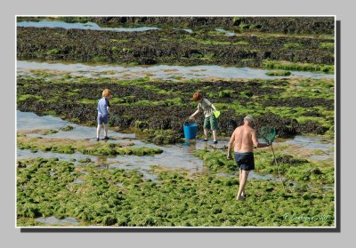 Young fishermen with Dad