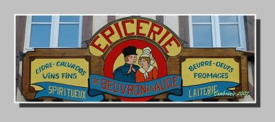 Grocery sign
