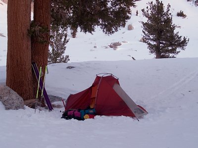 Camp at Lower Boyscout Lake