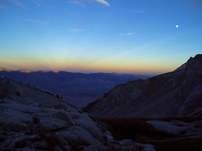 Last light at Upper Boy Scout Lake